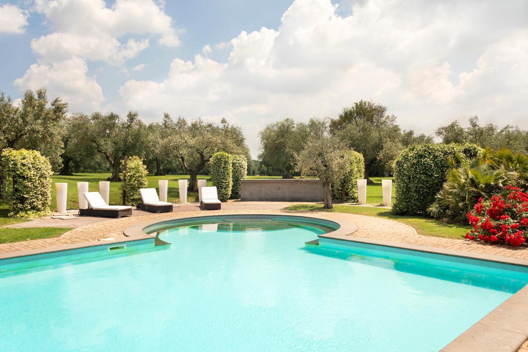Villa In Via Della Marcigliana Casale Torre San Giovanni Buitenkant foto